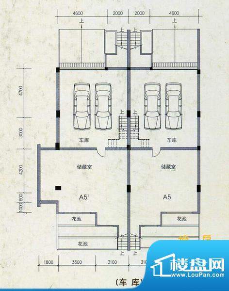 江山名洲一期联排别面积:108.00m平米