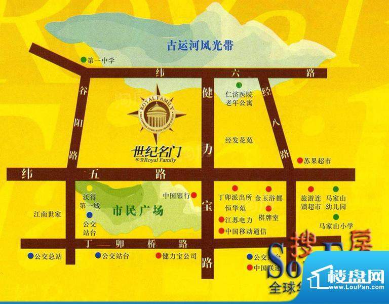 世纪名门配套图