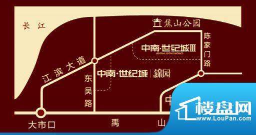 中南世纪城配套图