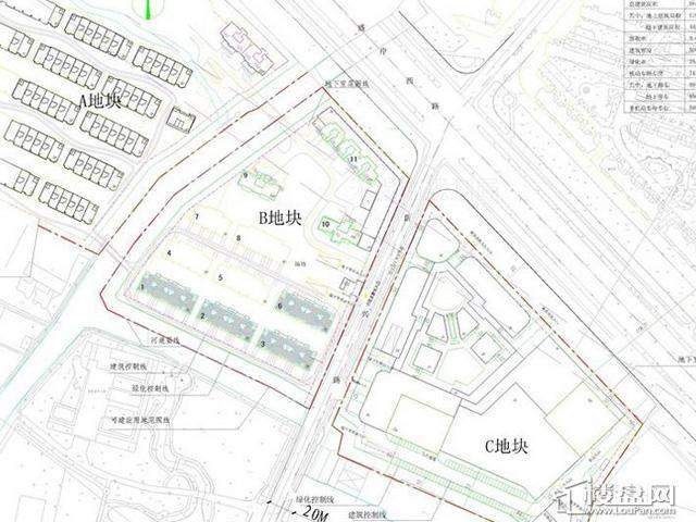 百乐广场配套图