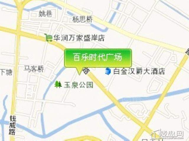 百乐广场配套图