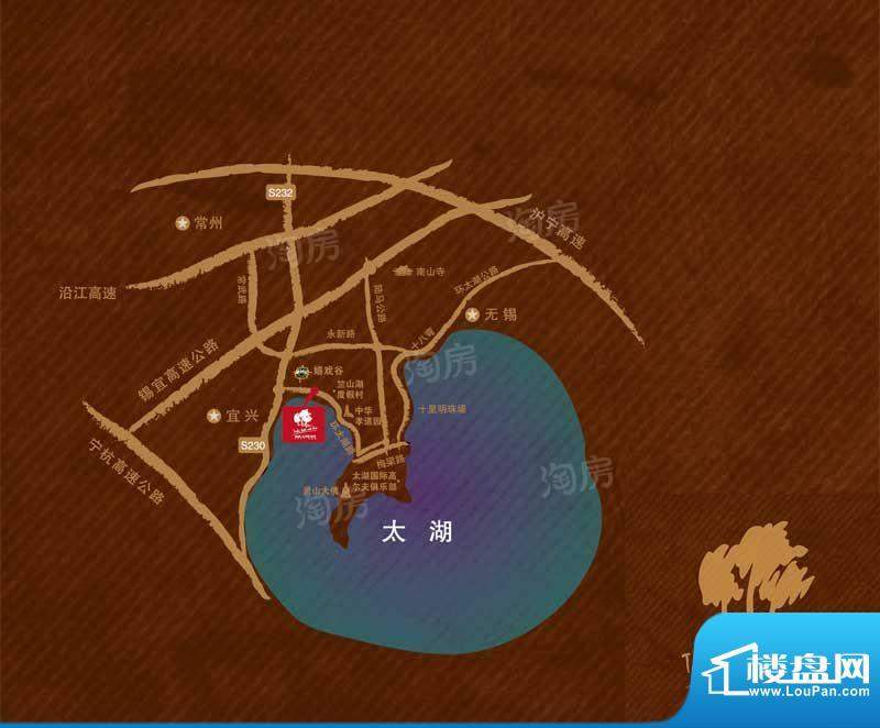 太湖香树湾花园配套图