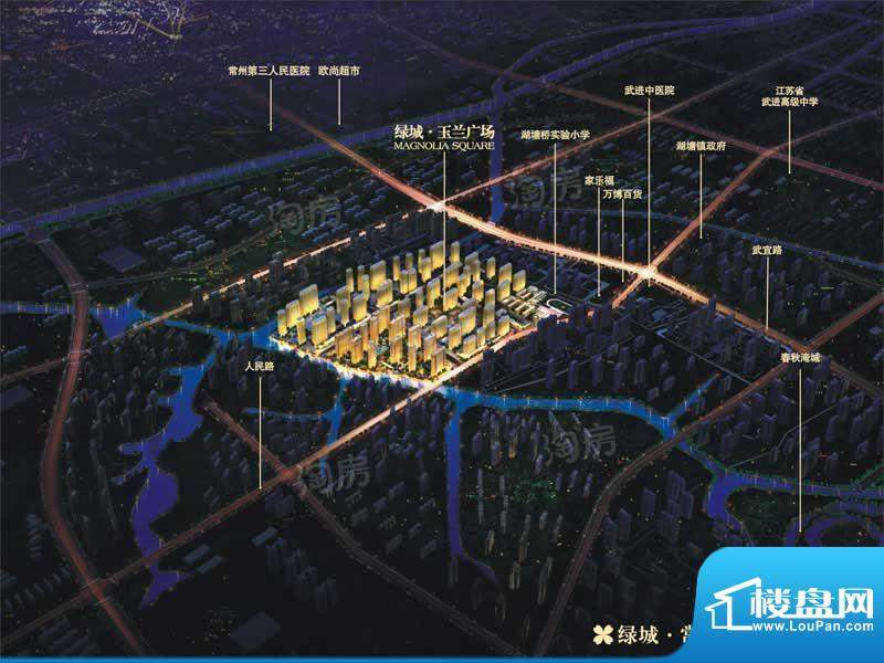 绿城玉兰广场配套图