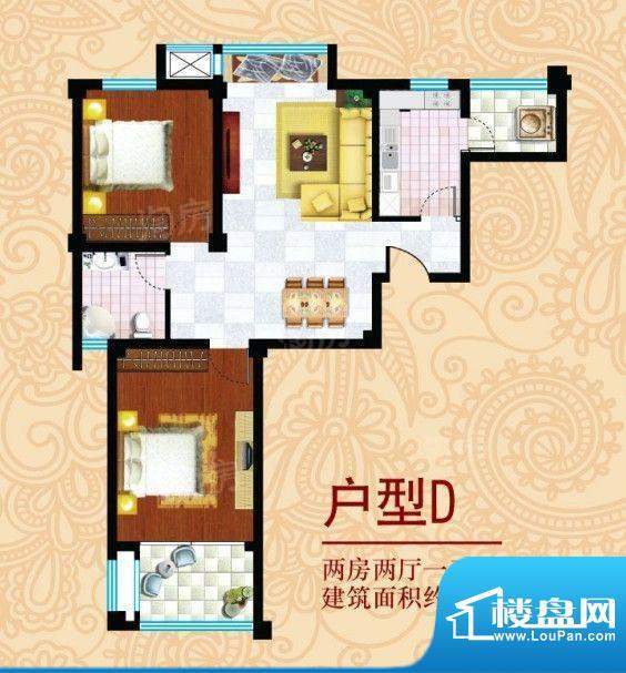 长宏名郡2室2厅1卫