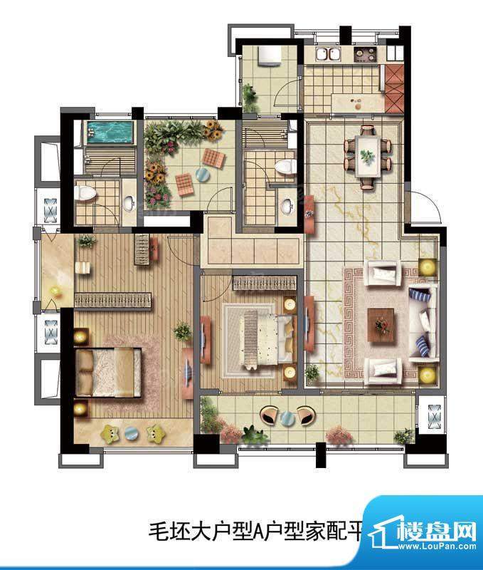 莱蒙城3室2厅2卫