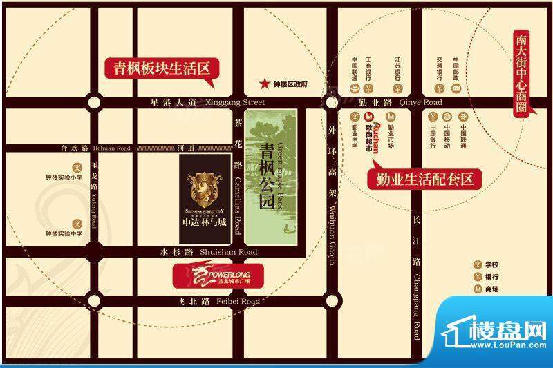 申达林与城配套图