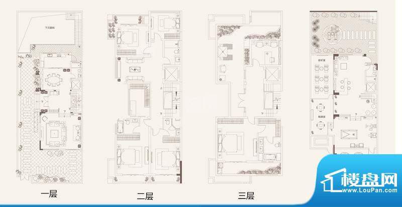 星河国际九仰户型图 三拼N户型