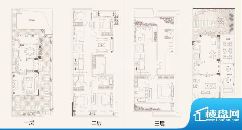 星河国际九仰户型图三拼L户型