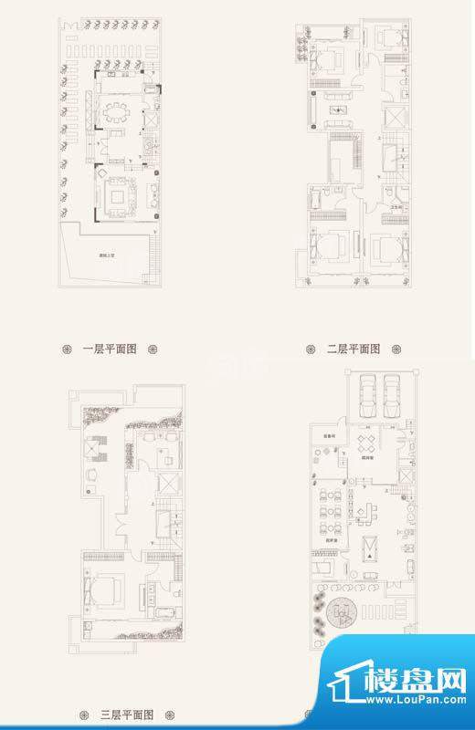 星河国际九仰户型图三拼A 户型