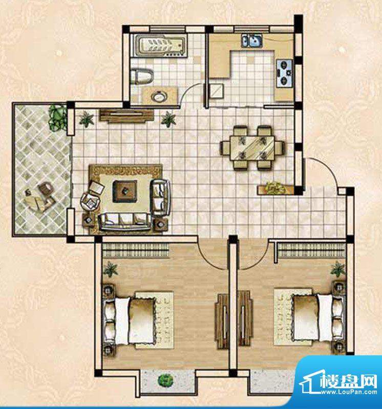 观澜云庭2室2厅1卫