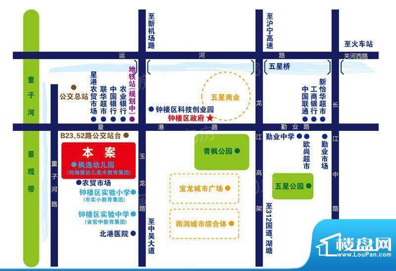 枫逸人家配套图