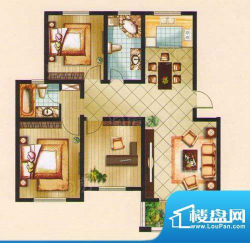名城景园3室2厅0卫