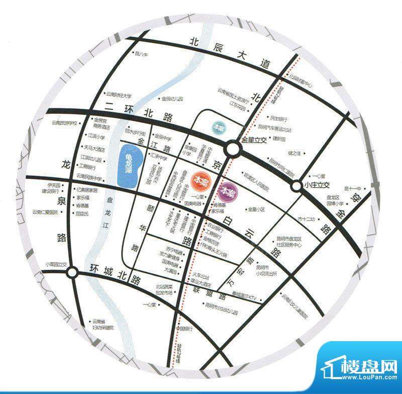 同德昆明广场配套图