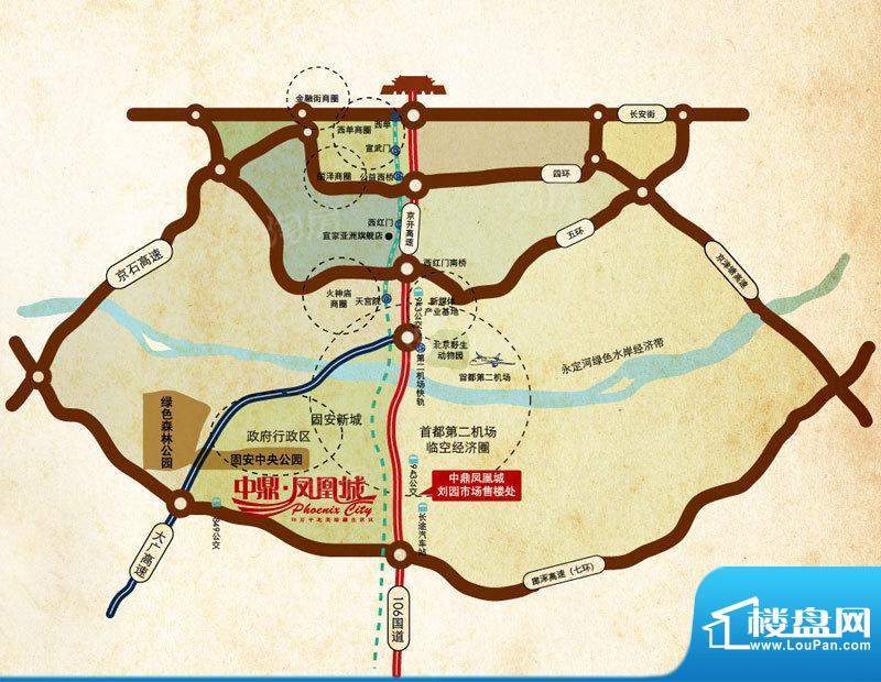 中鼎·凤凰城配套图