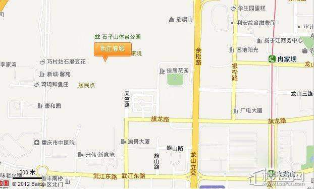 两江春城配套图