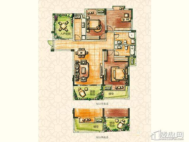 水岸花城配套图