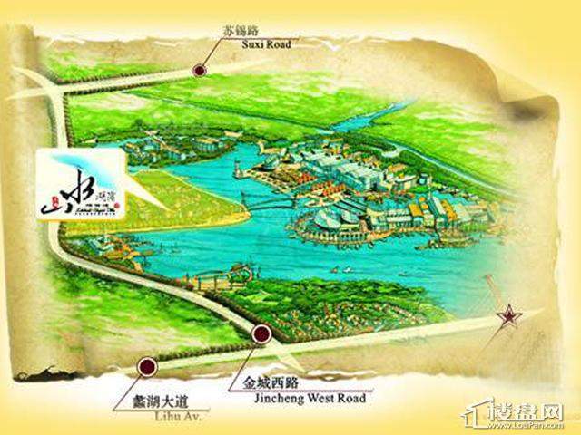 山水湖滨花园二期配套图