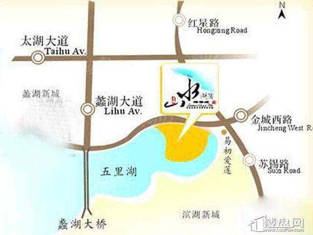 山水湖滨花园二期配套图