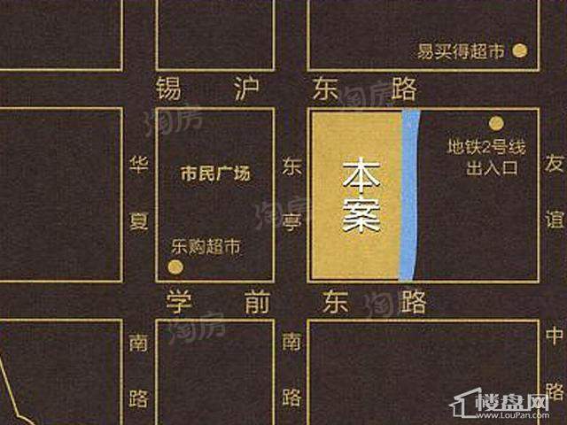 东城中央府配套图