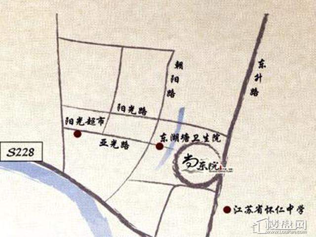 红豆尚东院配套图