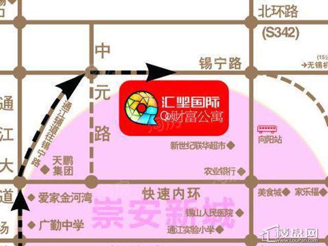 汇坚国际五金机电城配套图