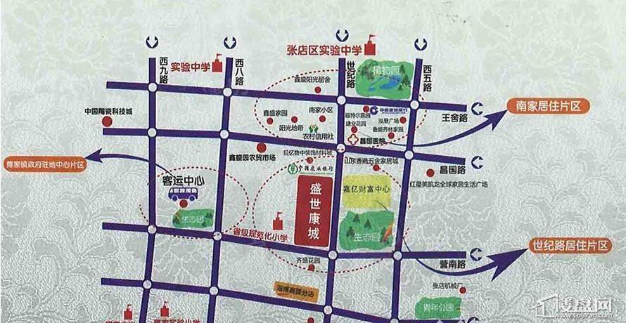 盛世康城三期怡园配套图