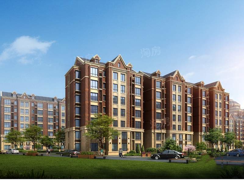 滨江国际实景图