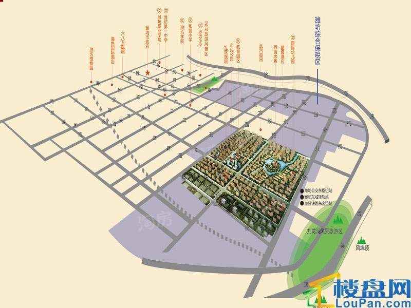 昊天龙景佳苑位置图