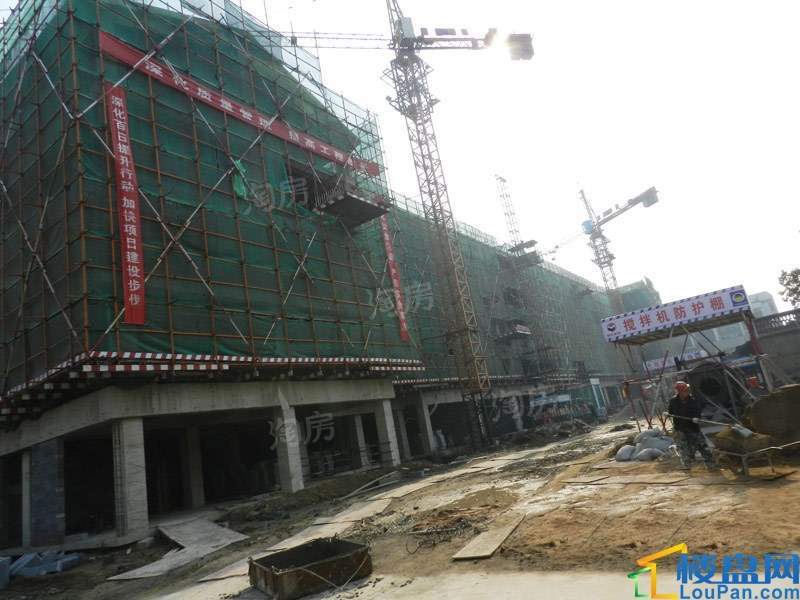 月河楼商业街实景图