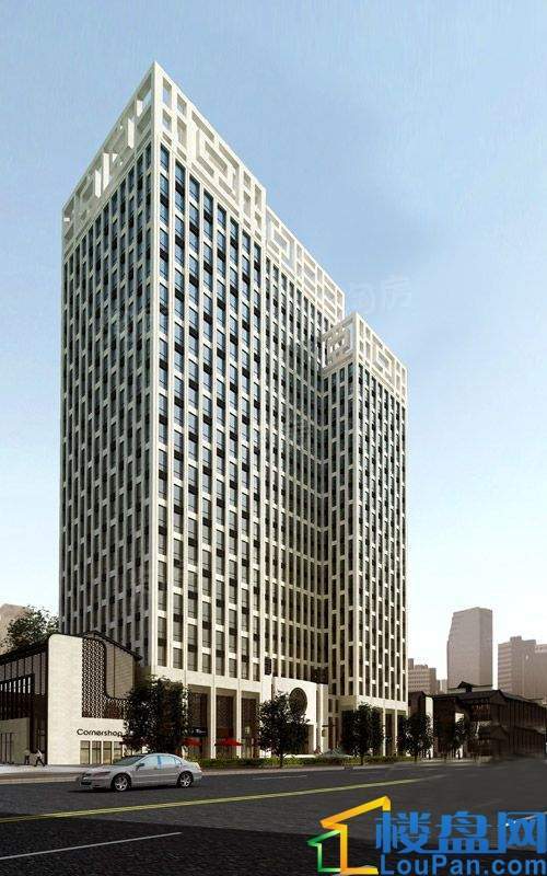 月河楼商业街效果图
