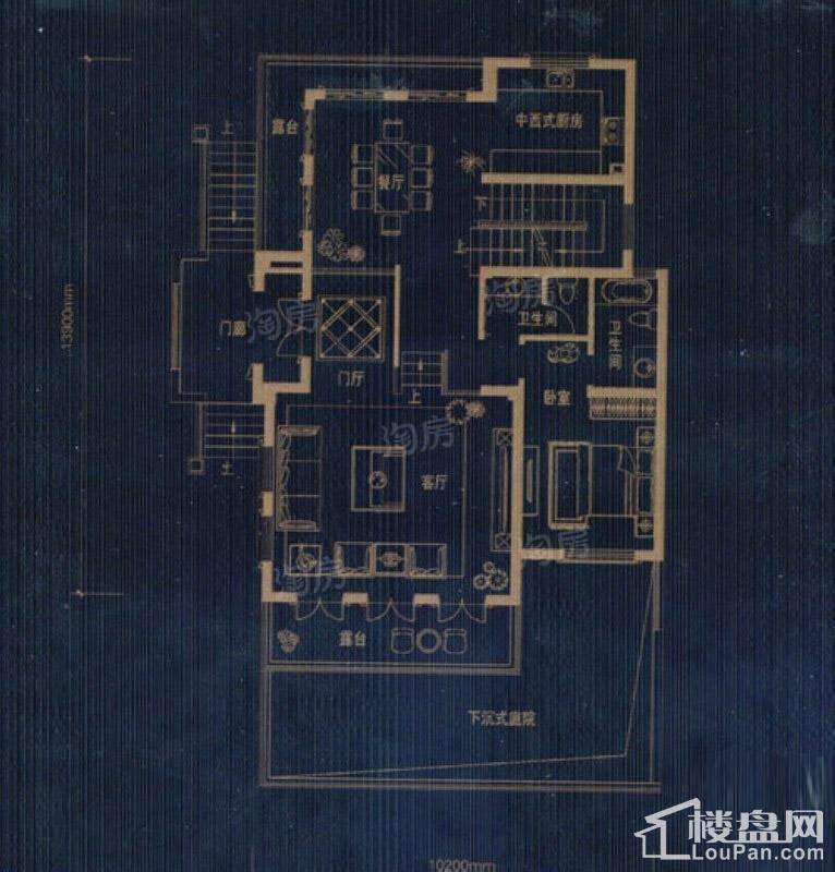 B户型第一层