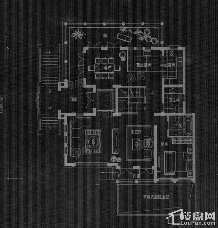 C户型第一层