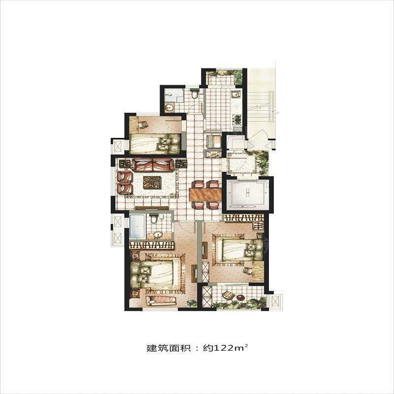 122户型