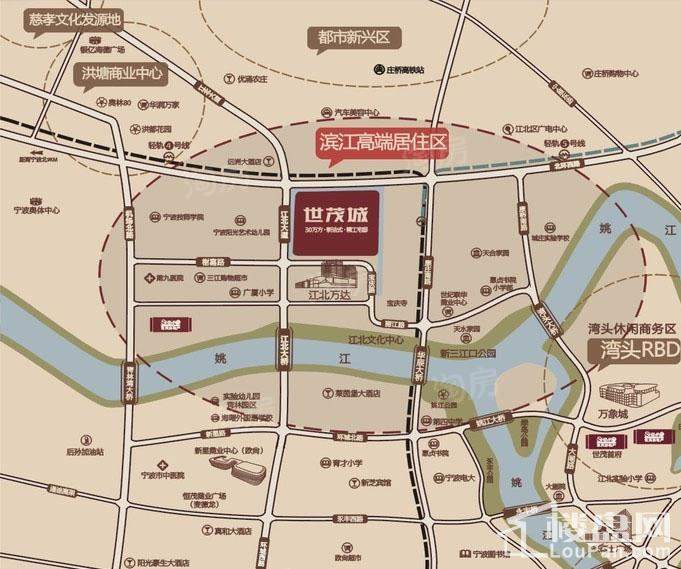世茂城位置图