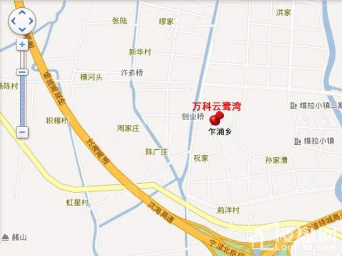 万科云鹭湾位置图