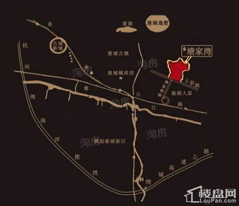 塘家湾悦府位置图