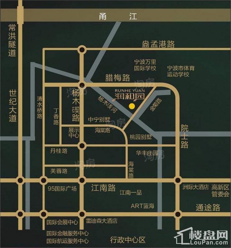 润和园位置图