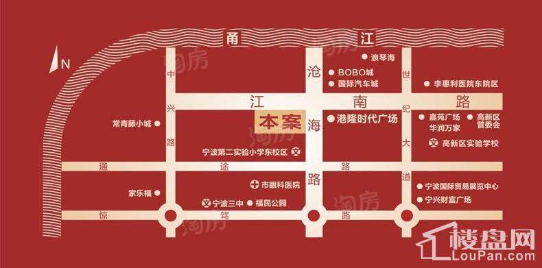 宁兴嘉利广场位置图