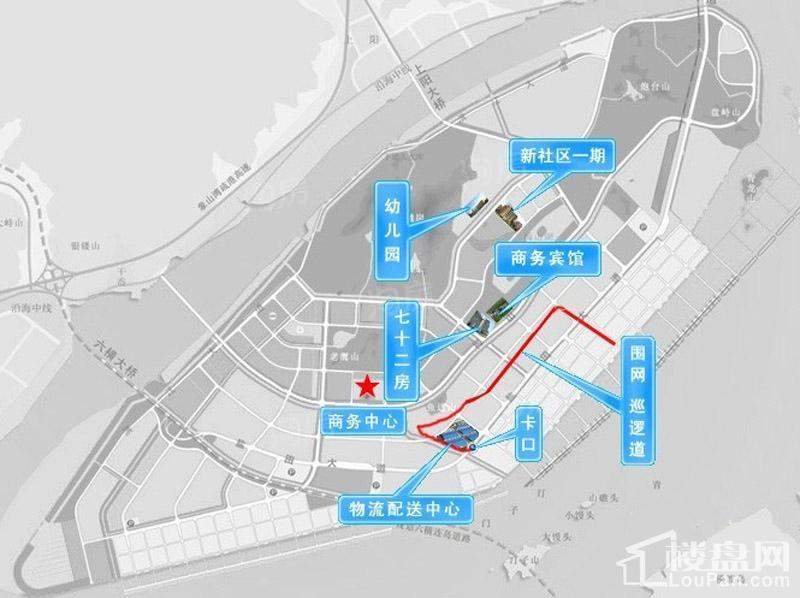 绿岛新城安置房项目位置图