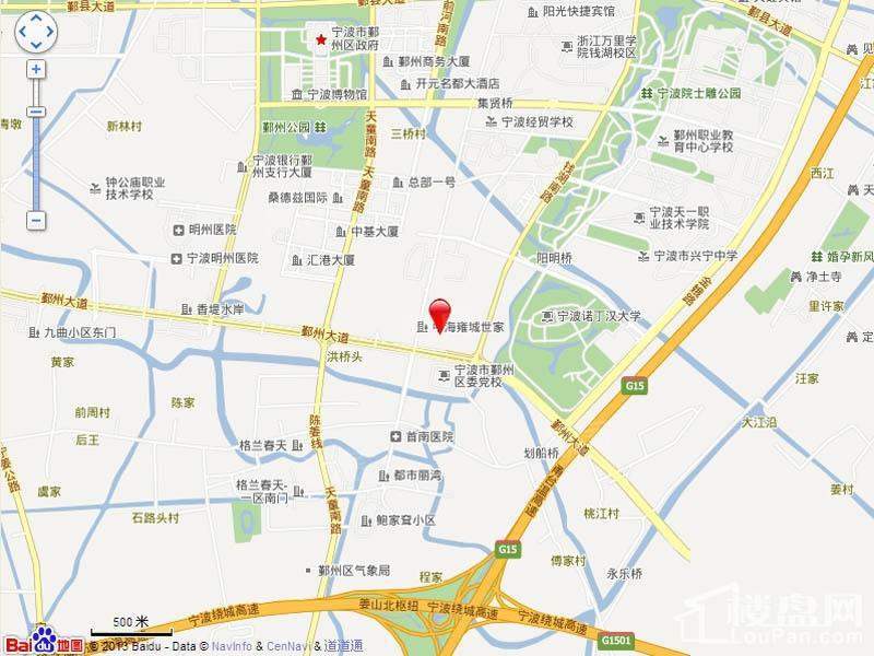 中海雍城世家位置图