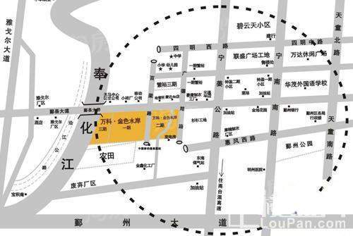 万科金色水岸位置图