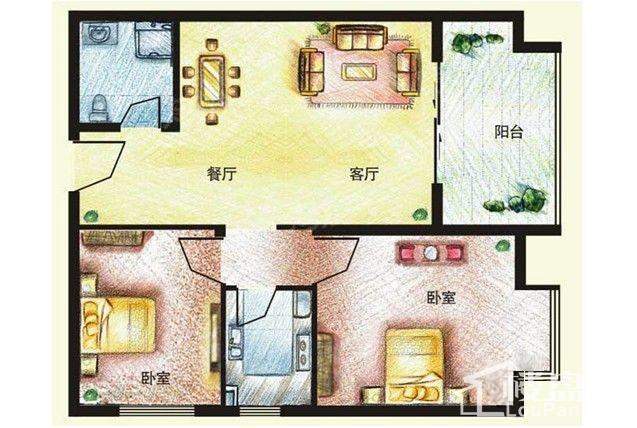 龙溪谷2室1厅1卫