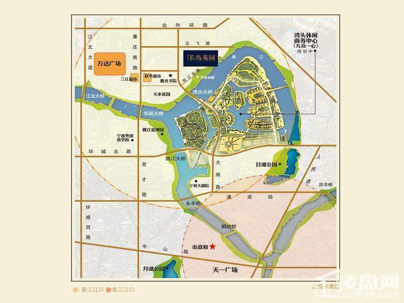 雅戈尔长岛花园位置图
