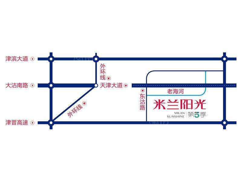 米兰阳光位置图