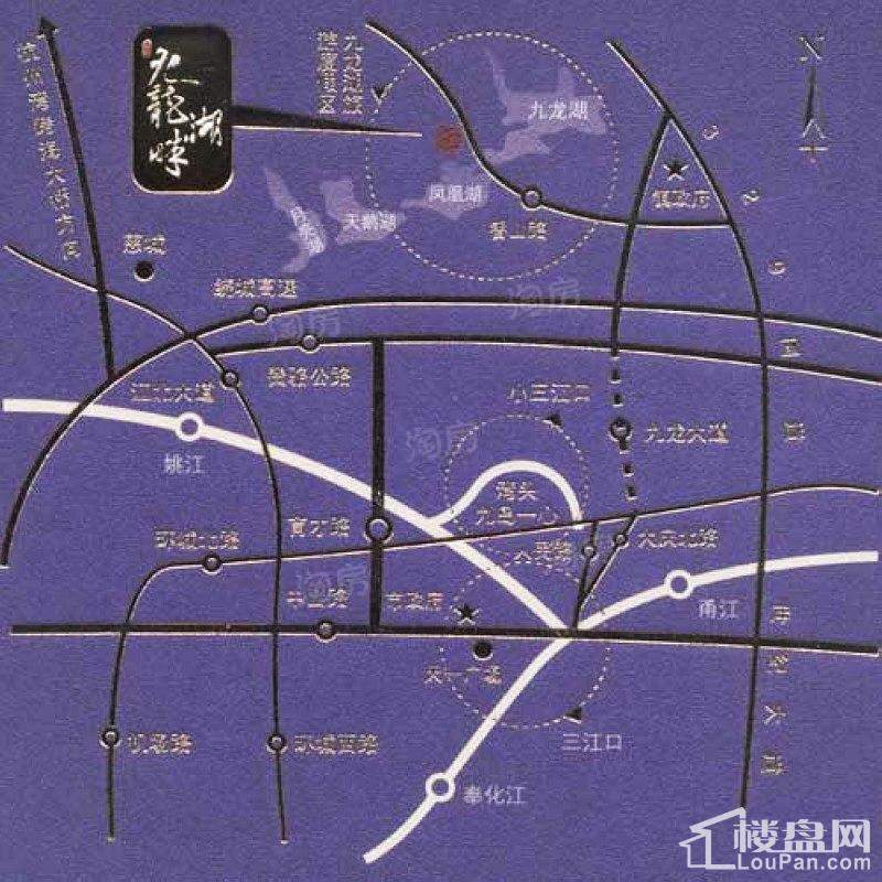 开元九龙湖畔位置图