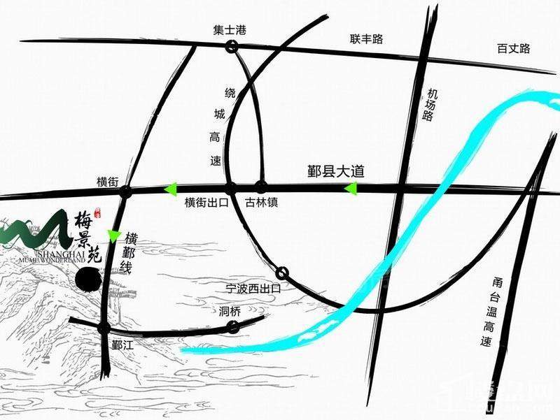 梅景苑位置图