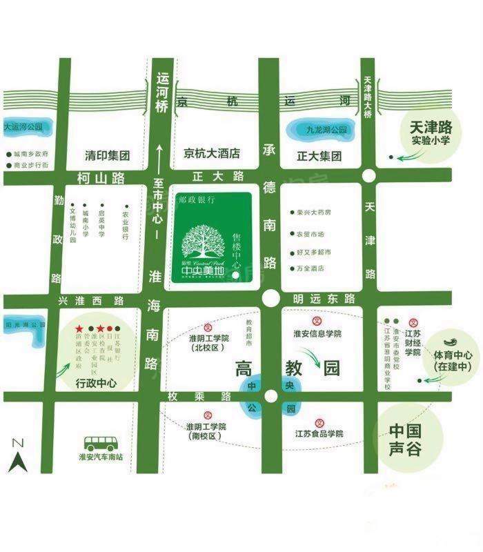 新维·中央美地位置图