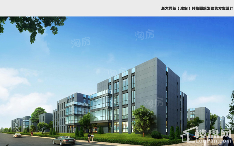 淮安浙大网新科技园效果图