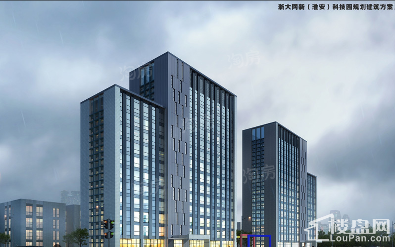 淮安浙大网新科技园效果图