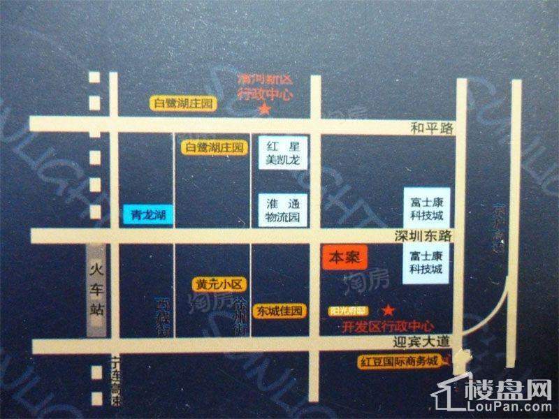 东城阳光府邸位置图